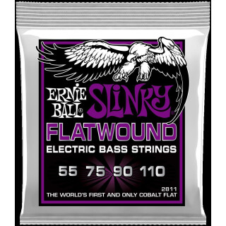 ERNIE BALL E-Bass Saitensatz Cobalt Flat Power 55-110  neu