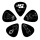 DAddario Plektrum 1CBK2-10JS Joe Satriani 10 Stck. neu