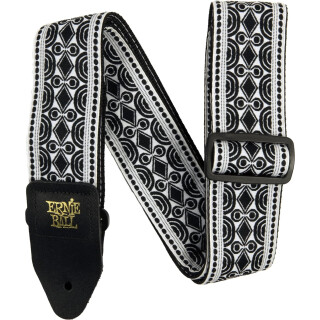 Ernie Ball Gitarrengurt Jaquard Beatnik Black