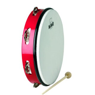 Ninol Tambourin 16 Aluschellen Rot