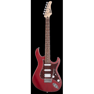 Cort E-Gitarre G110 Open Pore Black Cherry