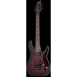 SCHECTER E-Gitarre  Omen Elite 6 FR Black Cherry Burst