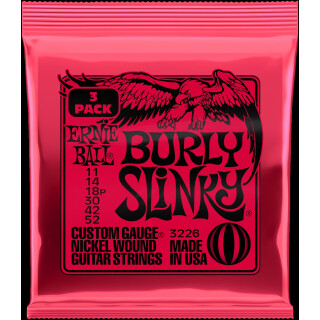 ERNIE BALL  Burly Slinky 11-52 3er-Pack