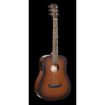 CORT Westerngitarre Earth Mini GO Brown Burst -Gigbag