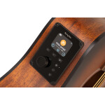 CORT Westerngitarre Earth Mini GO Brown Burst -Gigbag