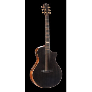 CORT Westerngitarre, Modern Black Ltd. inkl. Koffer