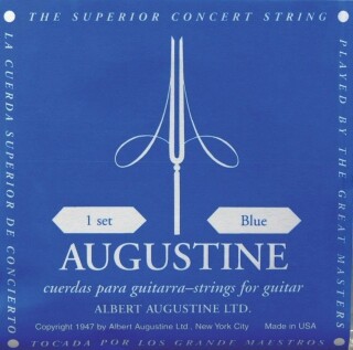 Augustine Konzertgitarre Saiten Satz Blue